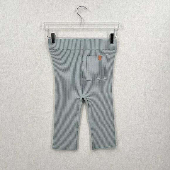 LUNYA Lounge Shorts Womens Large Chilled Blue Cozy Cotton Silk Bike Shorts NEW - Picture 4 of 14